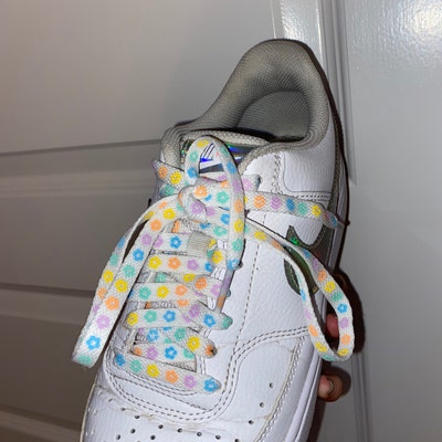 Flower Shoe Laces, Sneaker Lace With Flower Charms ONE PAIR - Etsy