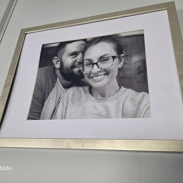 White Picture Frame Mat With White Core - Available in Multiple