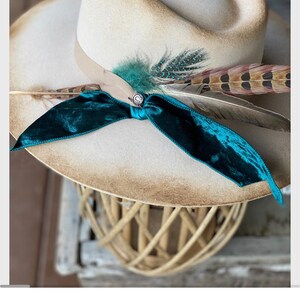 Turquoise Cowgirl Custom Charlie 1 Horse Boho Western Hat - Etsy display picture 3
