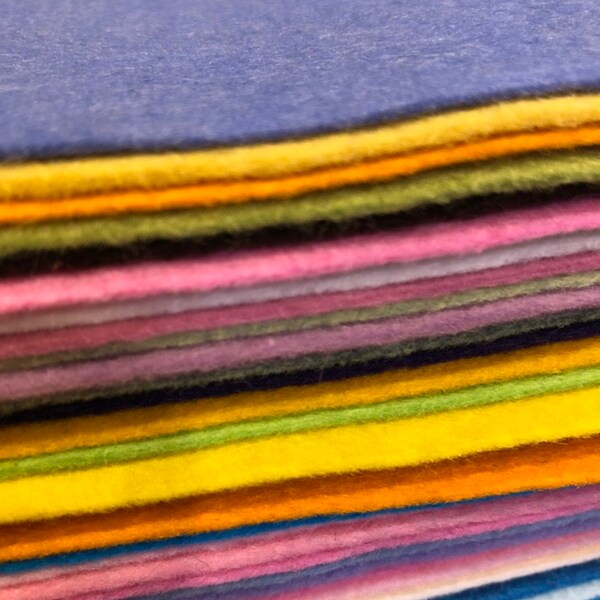 100% Merino Wool Felt - 8-color Sets - Weir Crafts
