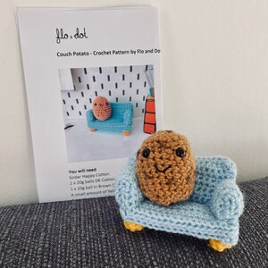 Crochet Couch Potato PDF Crochet Pattern for Potato and Couch 