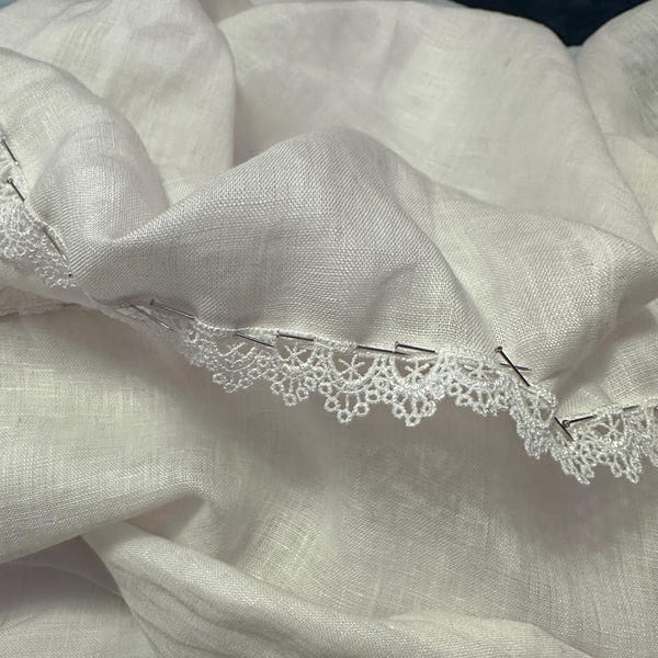 White Guipure Lace Ebba