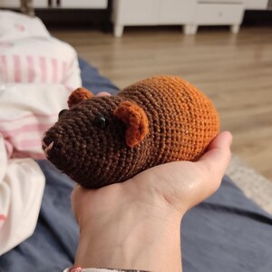 モルモットのかぎ針編みパターン - パターンのみ。あみぐるみ