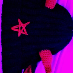 Baphomet Beanie Hat Crochet Pattern (Download Now) - Etsy