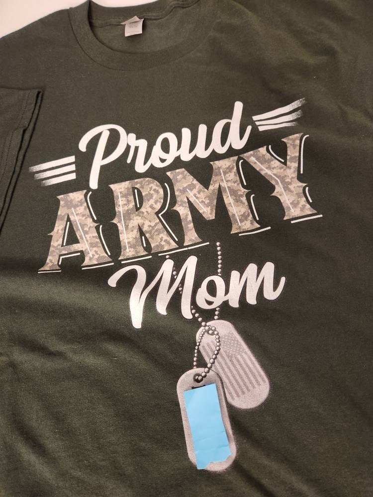Proud Army Mom Shirt, Personalized Army Mom Shirt, Soldier Mom T-Shirt, Army Family Tshirts, Military Mom Shirt, Army Graduation Shirt