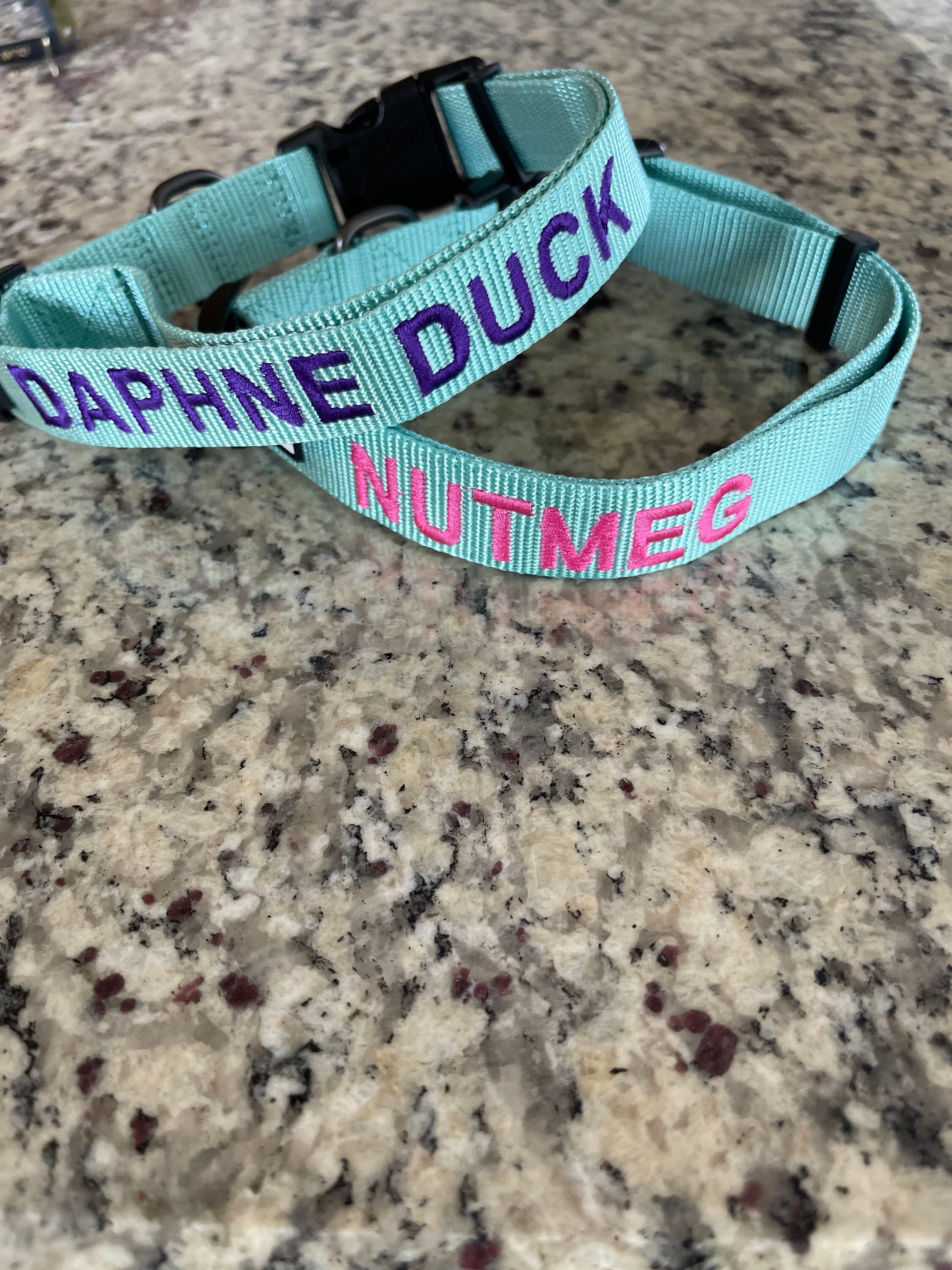 Personalized dog collar custom dog collar with name and phone number 
