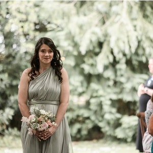 fossil green bridesmaid dresses Buy Fossil Green Multiway Infinity Bridesmaid Dress for Weddings Online in  India