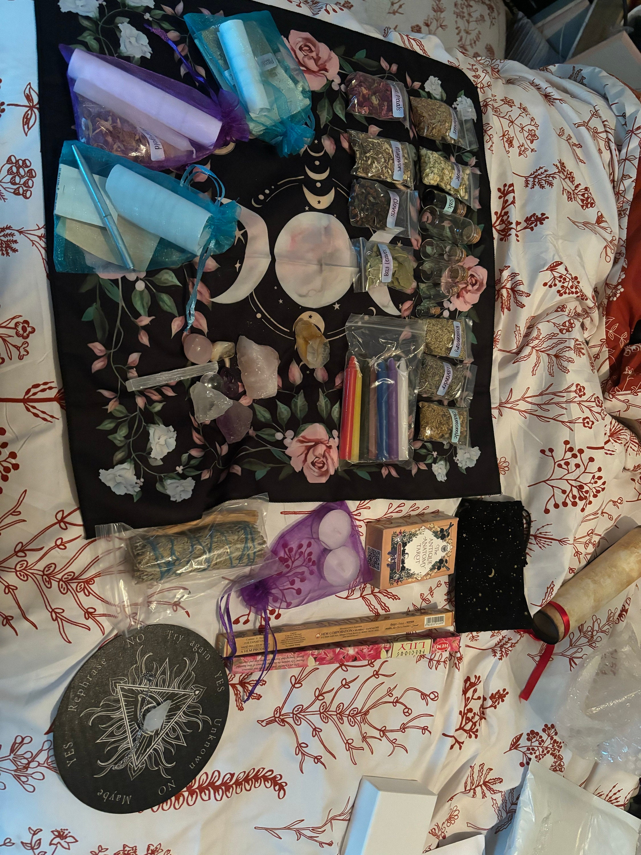 Beginner Witch Kit - A Perfect Start to Your Magical Journey! - PLEASE read description for list of items included (box not included)