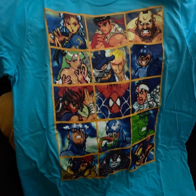 MVC Character Select Retro Classic Arcade Video Games Unisex T-shirt - Etsy