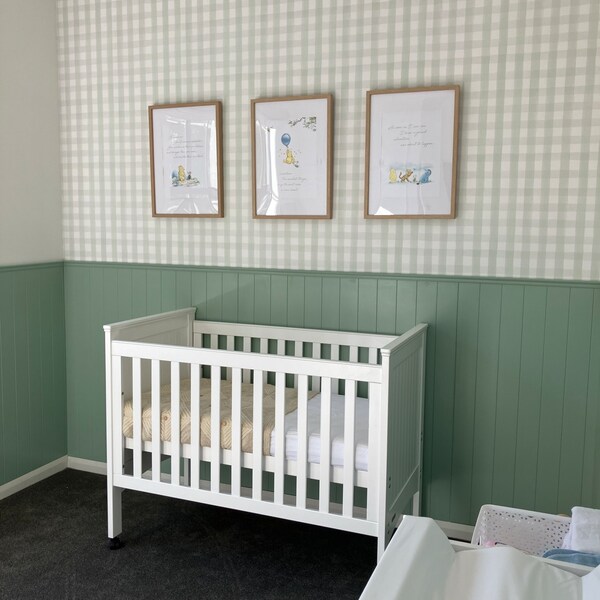 Classic Winnie the Pooh Nursery Decor, Set of 3 Winnie the Pooh Quote ...