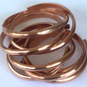 Half Round Dead Soft Copper Wire - 100% Guarantee YOU Pick Gauge 6, 8, 10, 12, 14, 16, 18, 20, 21, 22, 24 photo