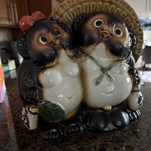 縁起物 信楽焼たぬき 夫婦たぬき - Etsy 日本