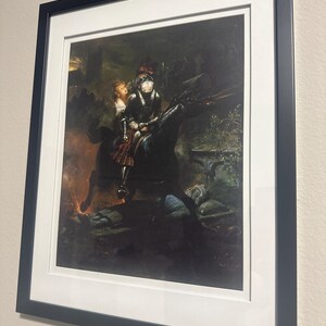Gothic Art Print: the Ballad of Lenore, Horace Vernet (unframed