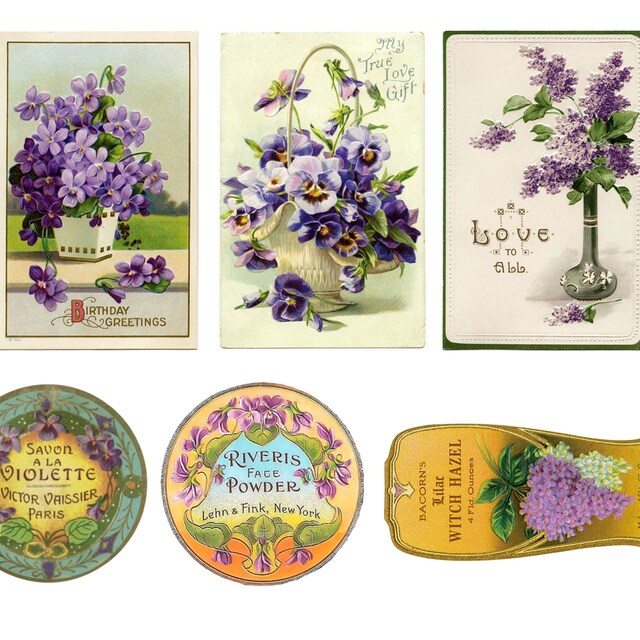 ボヘミアンパープルパターンのジャンクジャーナルキット、ジャンク