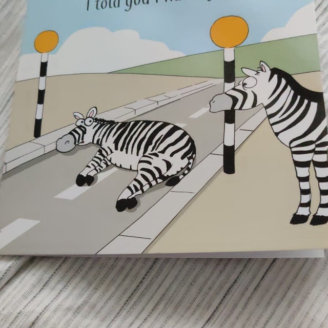 Twizler Lustige Zebrapferd-Karte – Blankokarte Für Geburtstage & Anlässe, 15,5 X 15,5 Cm