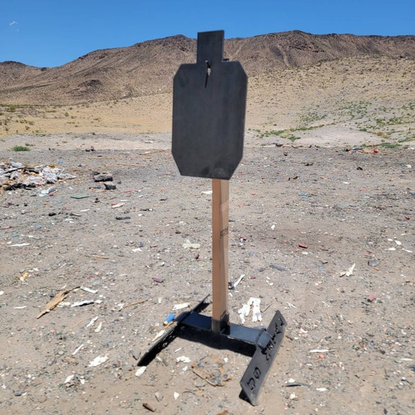 Portable Steel Challenge Plate Rack for Handgun Training Without Gong ...