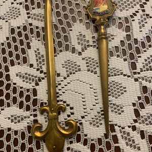 Vintage Horn Wall-Hanging Cow Horn Barometer Weather Station Made in England Shortland SB Brass Glass and Metal