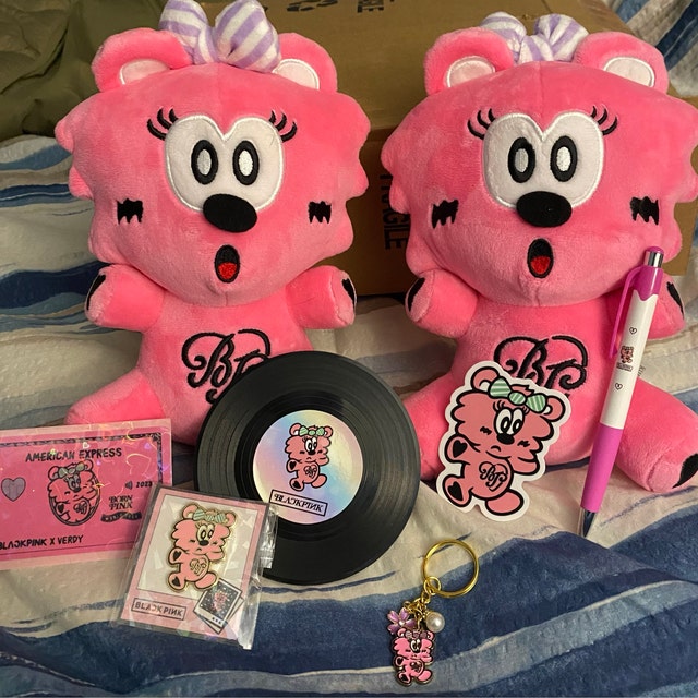 Black Pink X Verdy Plush Gift Set Includes Verdy Plush, Hard 