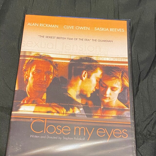 DVD Close My Eyes (1991) Starring Alan Rickman, Saskia Reeves