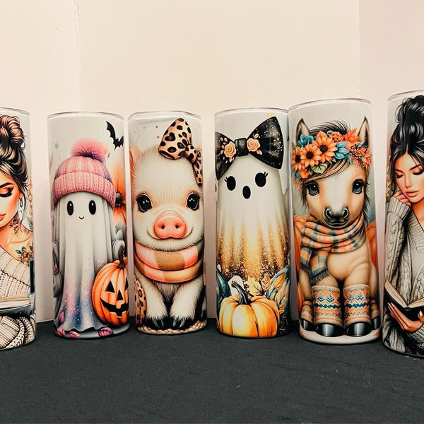 Fall Bundle Png Tumbler Wrap 20 Oz Skinny Sublimation Bundle Tumbler ...