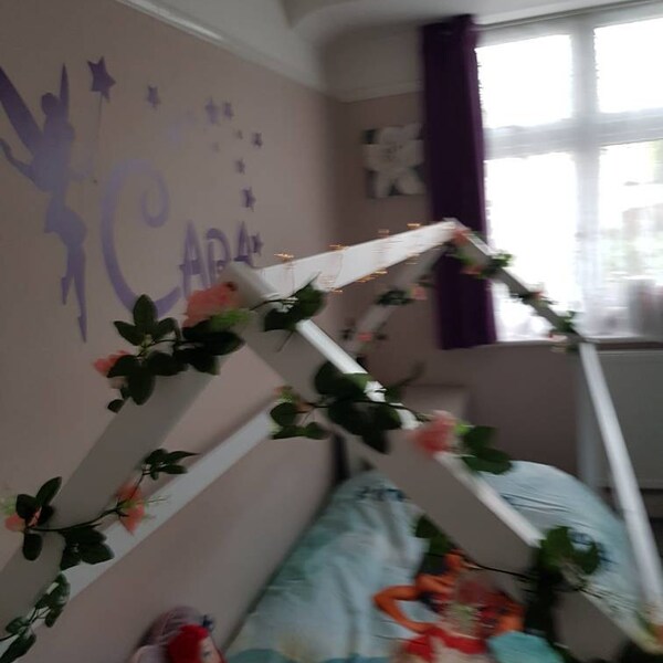 PERSONALISED Girls Name + Fairy Vinyl Wall Art Sticker Decal 24 Colours ...