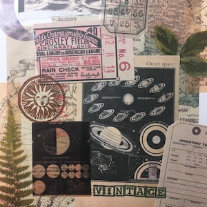 Vintage Style Scrapbook Paper Packs Collage Paper Deco - Etsy