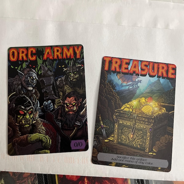Orc Army 0/0 Full Art Token [by Darkside Tokens] Magic the Gathering MTG! - Etsy