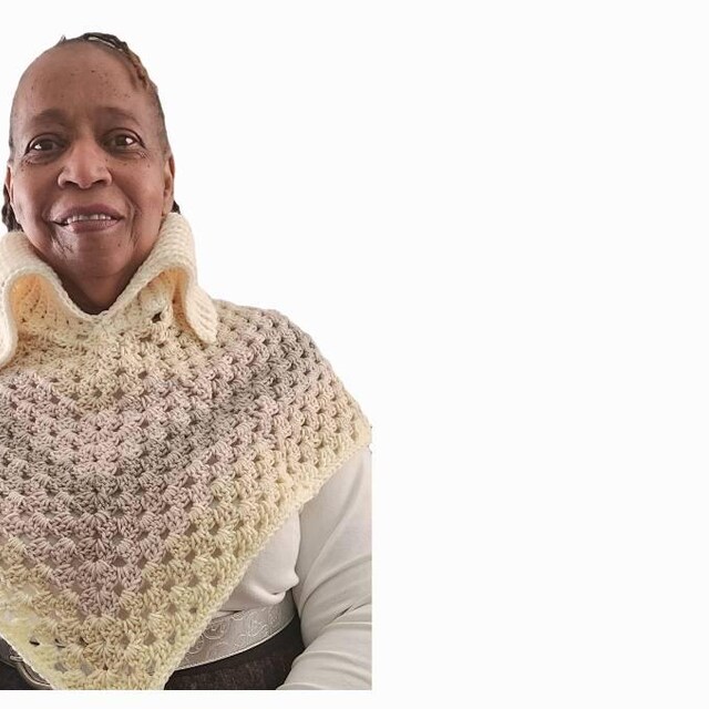Granny's Turtleneck Poncho Crochet Pattern, Digital Download - Etsy