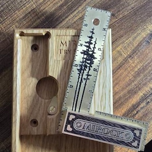 Mirock Square Metric Brass 120mm Nice Gift for Woodworker - Etsy