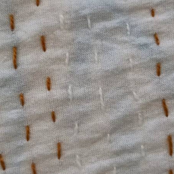 Kantha Quilt - Pink/Gold main image 0
