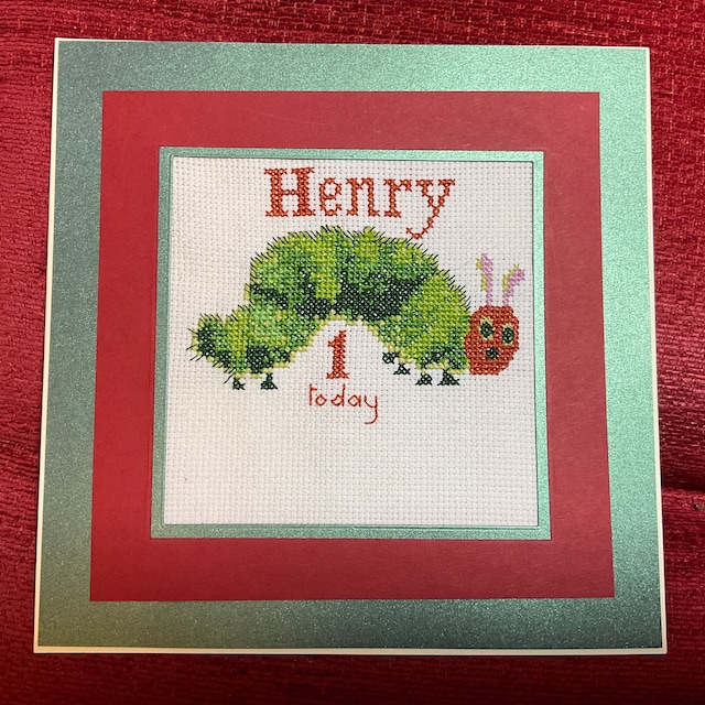 Caterpillar Cross Stitch Pattern