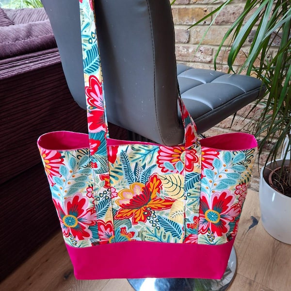 Martha Market Bag Sewing Pattern PDF | Reusable Grocery Tote Tutorial ...