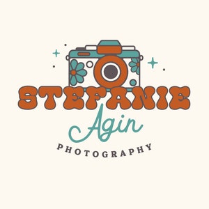 Editable Branding Kit, DIY Canva Modern Boho Logo, Retro Logo Template ...