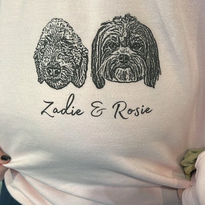 Real Snuggle With Pet 2 - Personalized Custom 3/4 Sleeve Dress