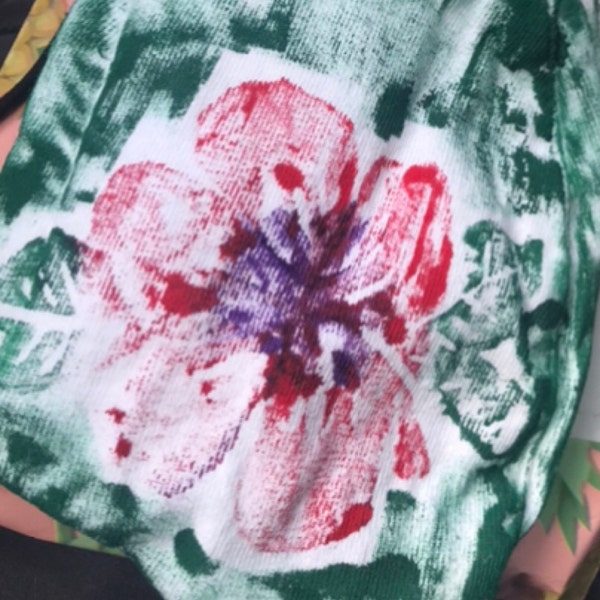 Hand Painted Kimono Asymmetric Kimono Jacket Rayon Ruana Hawaii Kauai ...