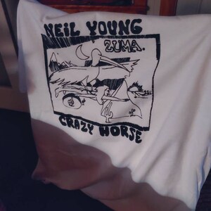 Neil Young & Crazy Horse ZUMA Album T Shirt, Psychedelic Mojave