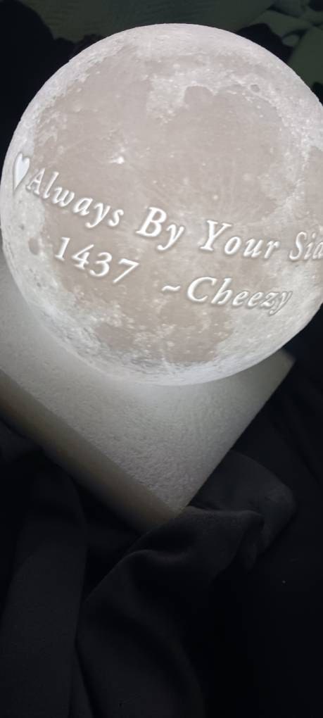 Personalized 3d Photo printed Lunar night Moon Lamp, Custom Photo Lunar Moon Lamp Night Light, Bedside lamp, Couples Gifts,Christmas Gift