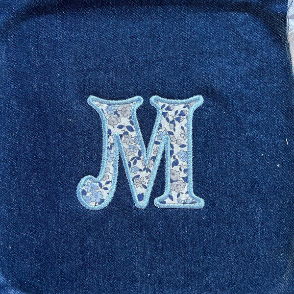 Blake Applique Monogram Set – Uppercase Letters - 2″ 3″ 4″ - Machine ...