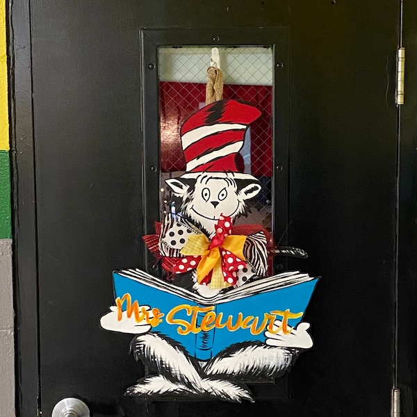 Teacher Classroom Dr.suess Door Hanger - Etsy