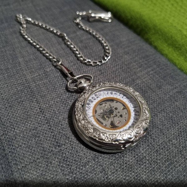 Alethiometer Inspired Silver Colour Pocket Watch - Etsy