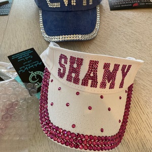 Rhinestone Hat Baseball Cap Custom Made Handmade Bling/glam - Etsy