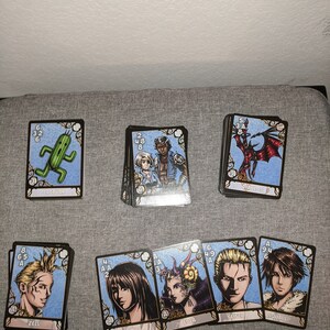 FFVIII Triple Triad Full Card Set - Etsy