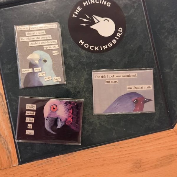 The Risk I Took Magnet - Bird - Math - Humor - Animal - Nature - Gift ...