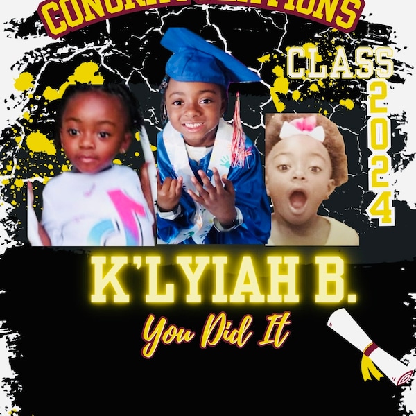 2024 Senior Grad Template - Etsy