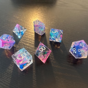 DICE - DICE COSMIC SURF セット Aurora Wolf Chonk 40mm Oversized D20 – Everything Dice