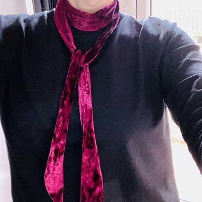 Black Classic Thin Scarf main image 1
