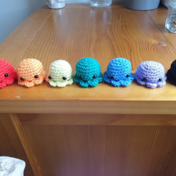 Little Tiny Cute Crochet Narwhales Stuffies Keychain Gift Kawaii Hand ...