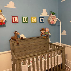 DIY Wooden Block Letter Wall Decor For Toy Story Ghana