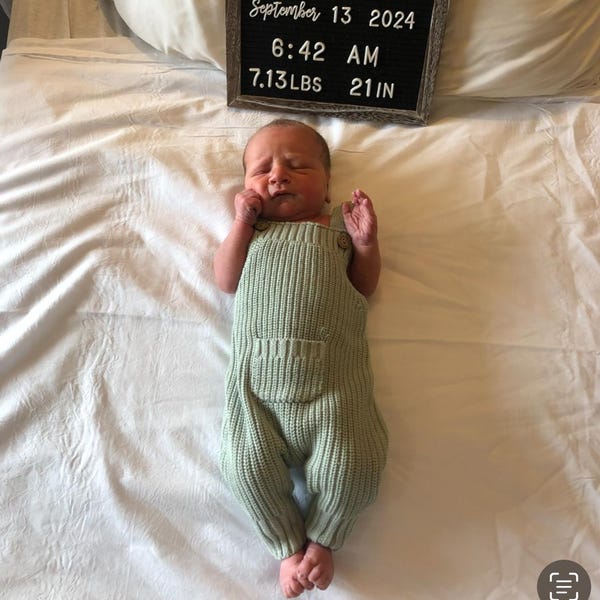 Newborn Baby Knit Jumper Cuddle and Kind Knitted Romper Overalls Etsy