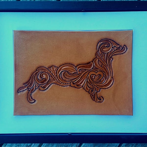 Leather Carving Pattern Etsy